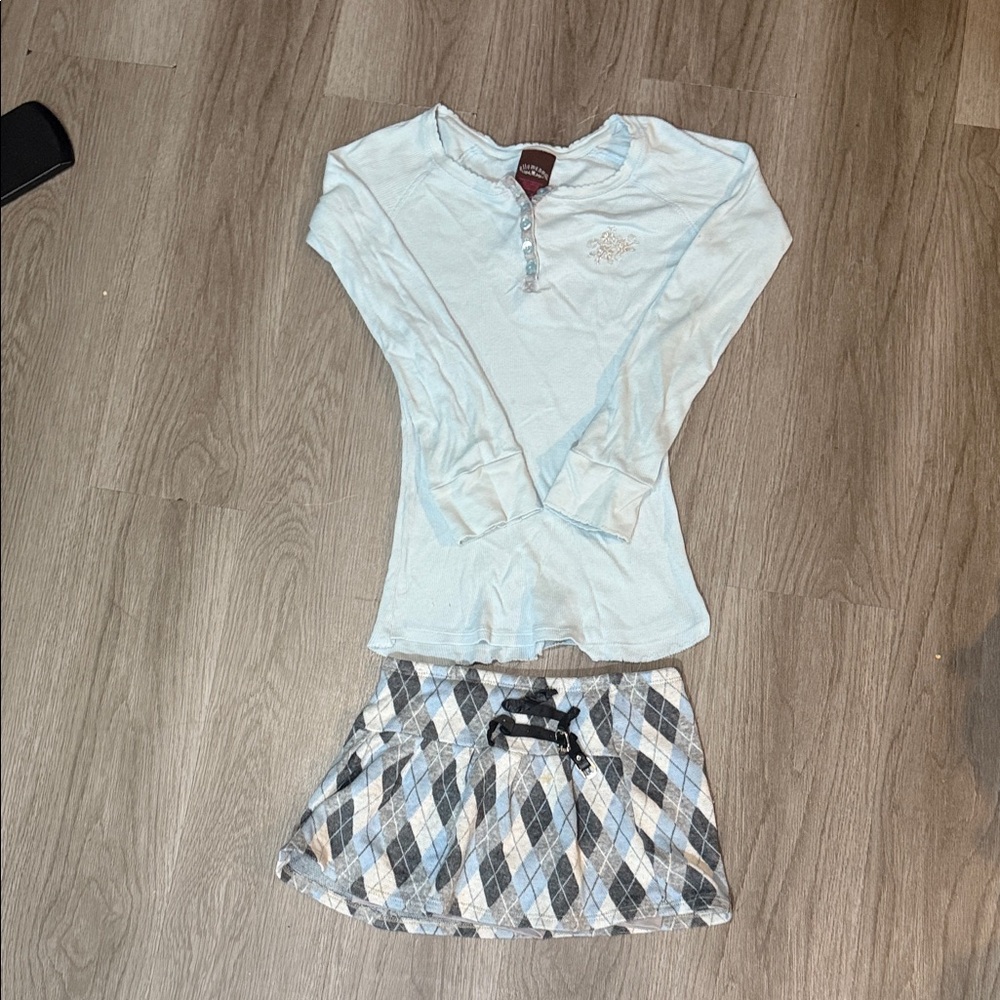 ellemenno Light Blue Long Sleeve Tee